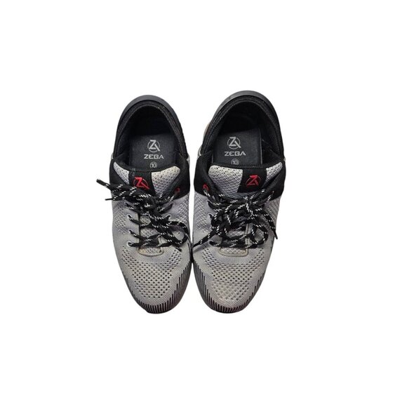 Zeba Hands Free Slip On Sneakers Athletic Shoes Men's 10 X-Wide Gray Black Mesh - Picture 6 of 10